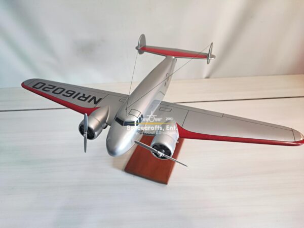 Model of Lockheed Model 10 Electra with detailed craftsmanship.